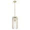 Z-Lite Alverton 1 Light Pendant, Rubbed Brass & Clear 3036P8-RB - alternate 5